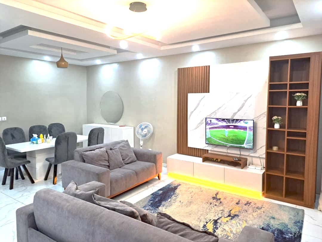 Séjour de la villa triplex